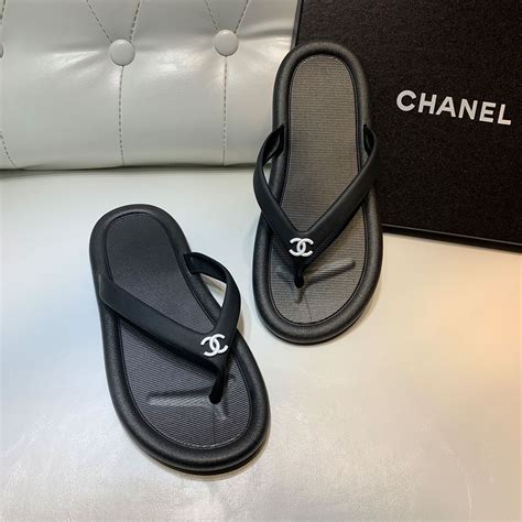 fake chanel sliders|chanel flip flops price.